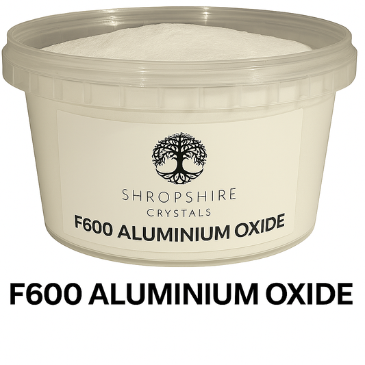 900 grams Aluminium Oxide Grit – F600 Virgin Grade, Resealable Pots)