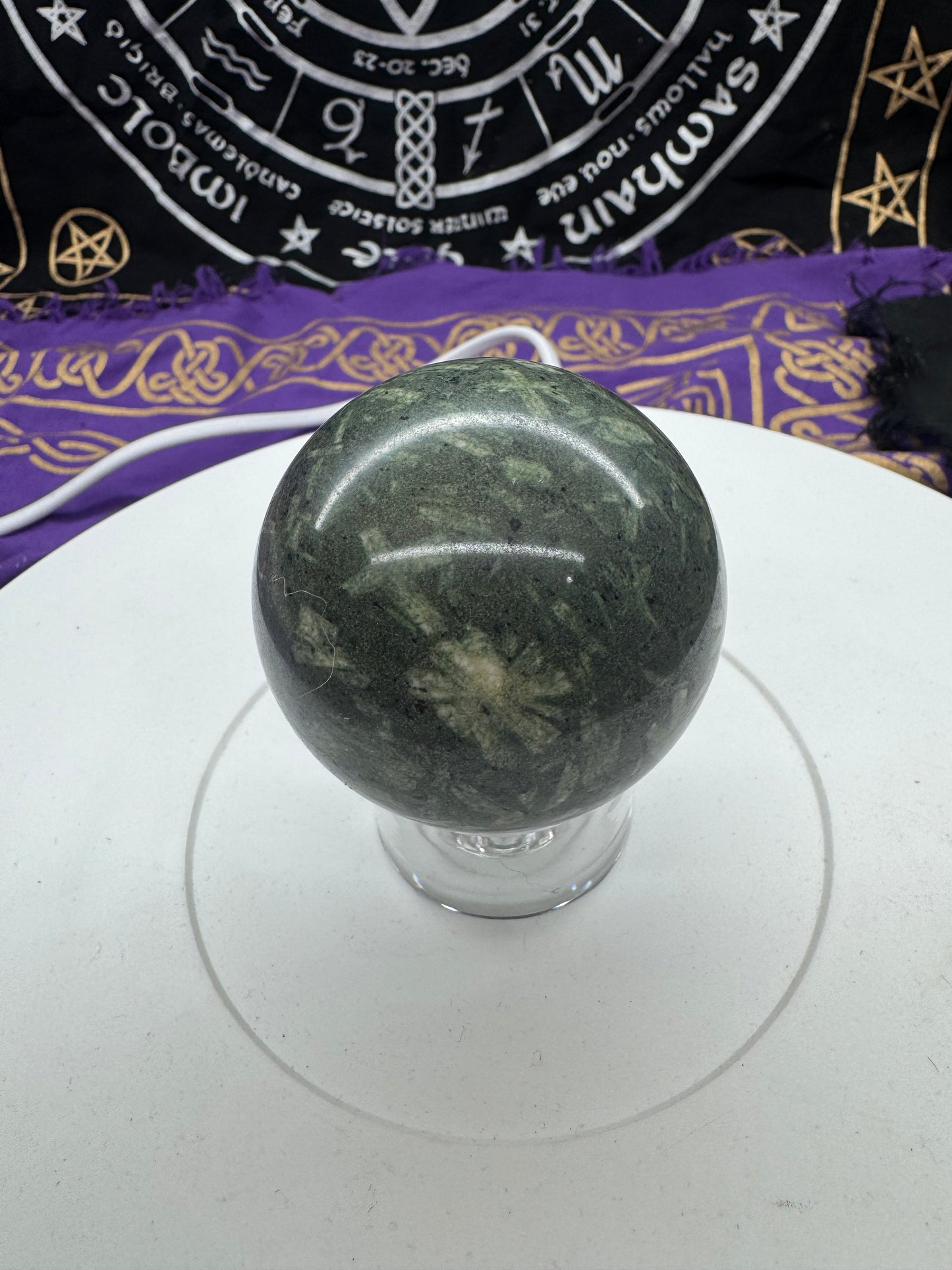 Bamboo jasper sphere lft2#1