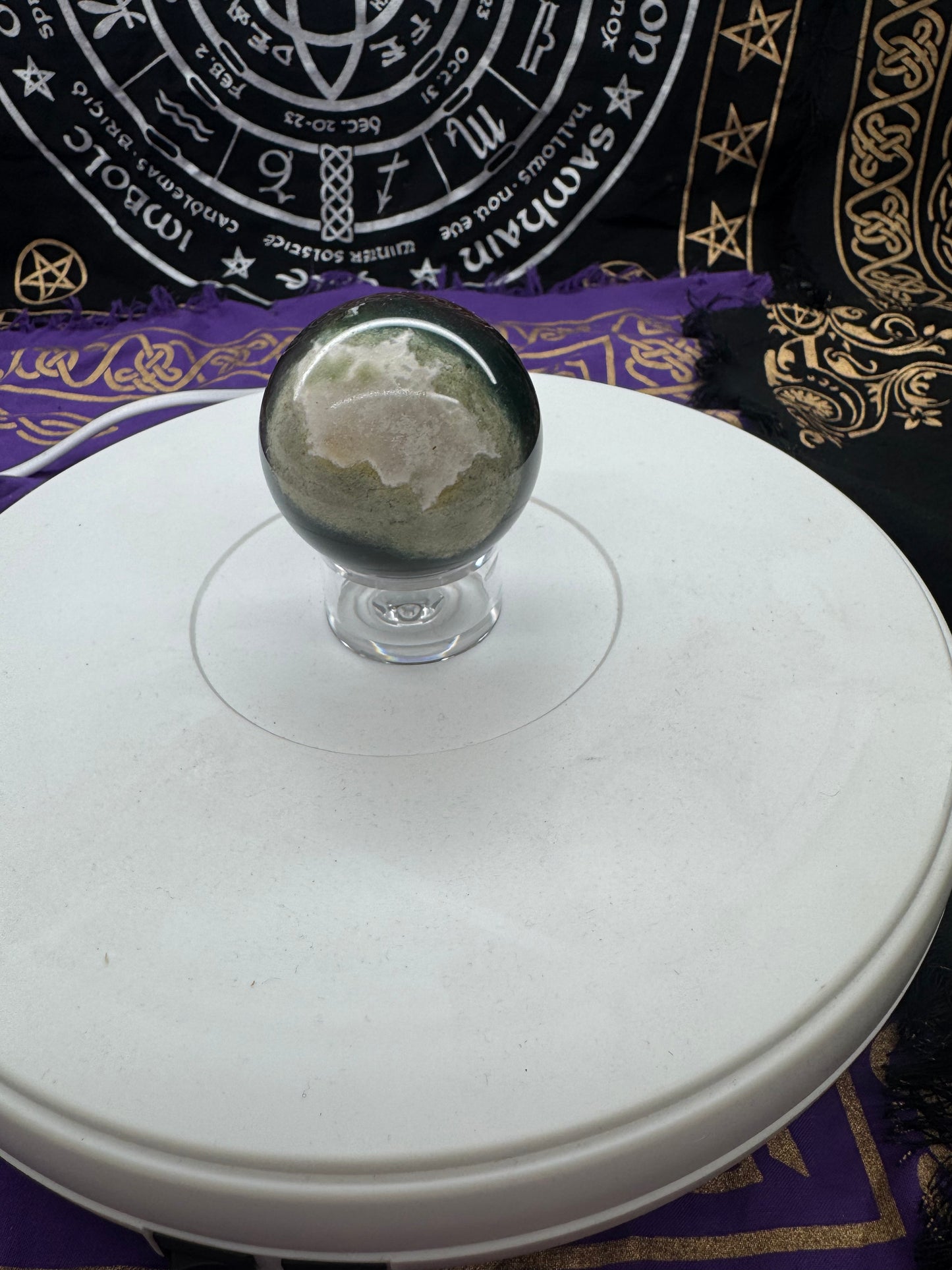Ocean jasper sphere lft2#2