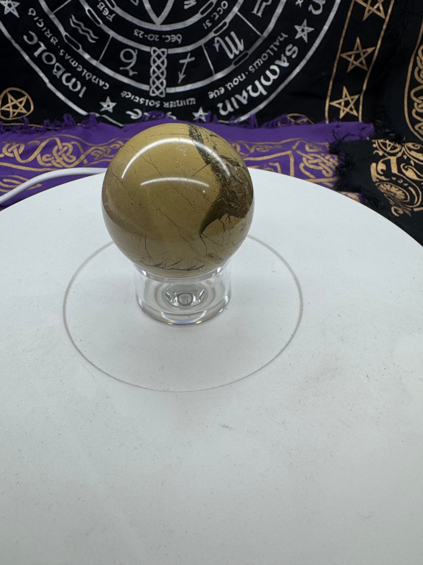 Picture jasper sphere lft2#3