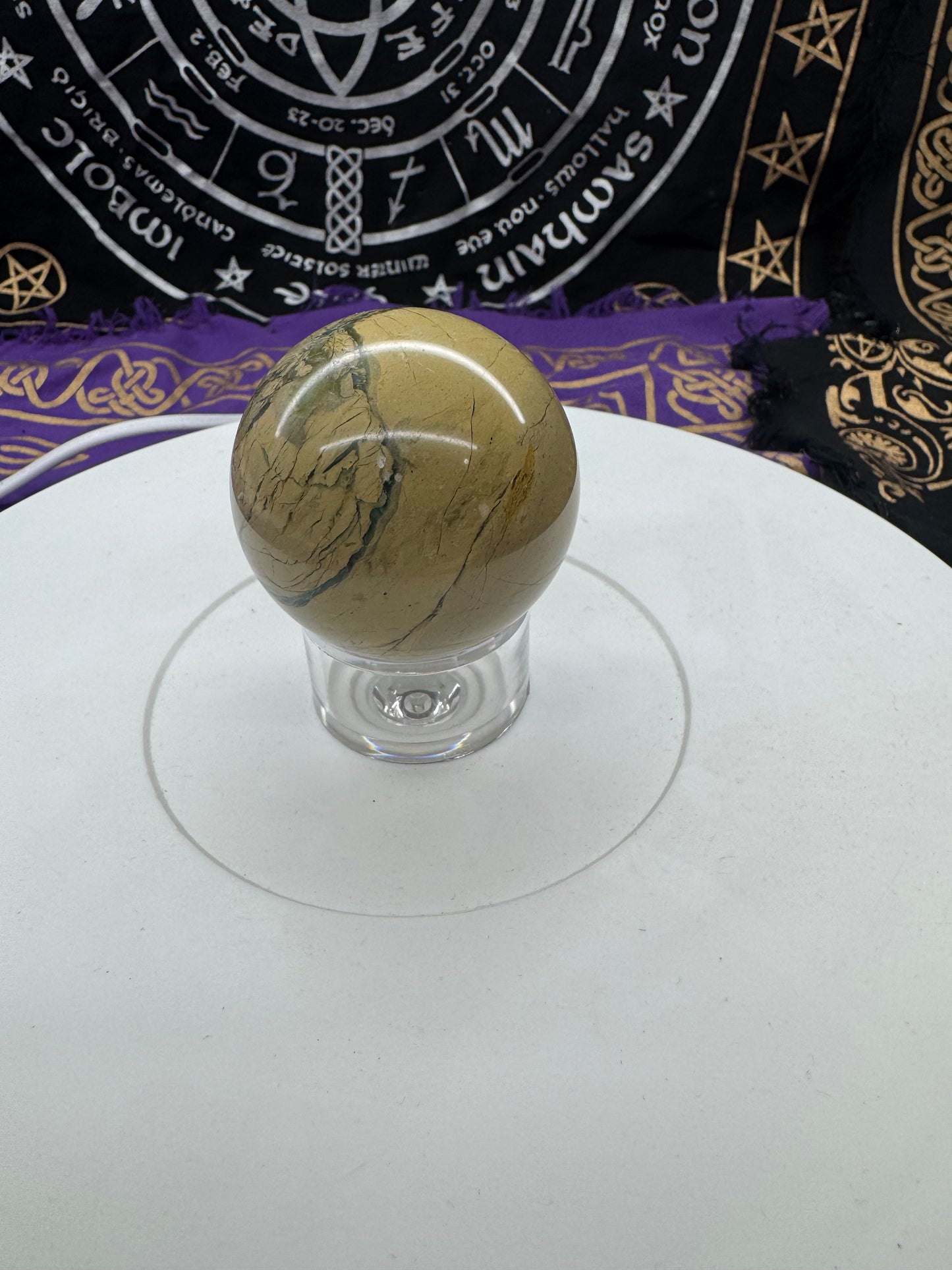 Picture jasper sphere lft2#3
