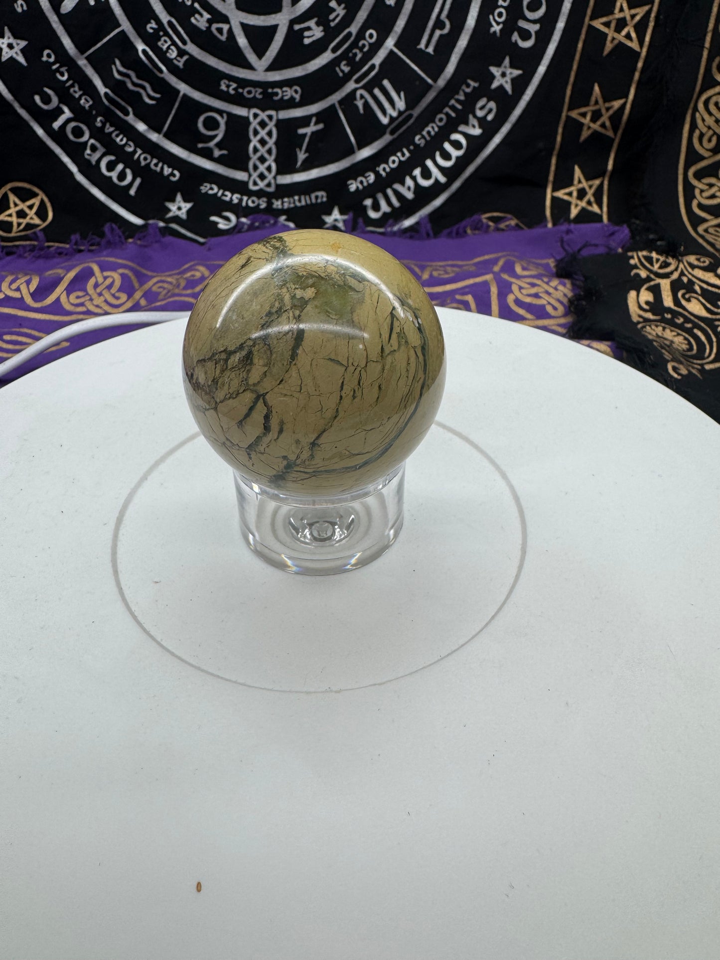 Picture jasper sphere lft2#3