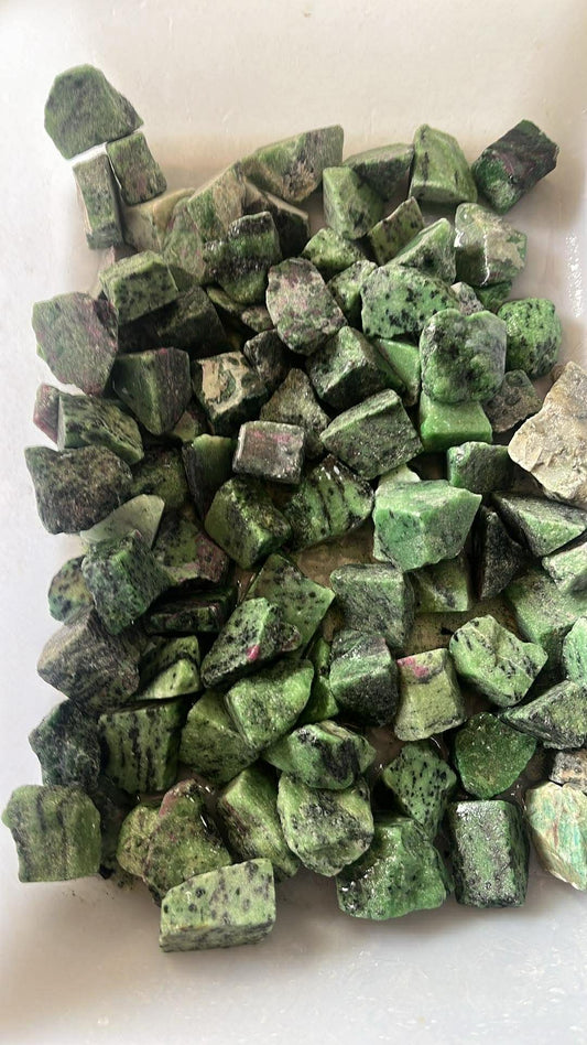1 kg Rough Ruby in Zoisite for Tumbling.