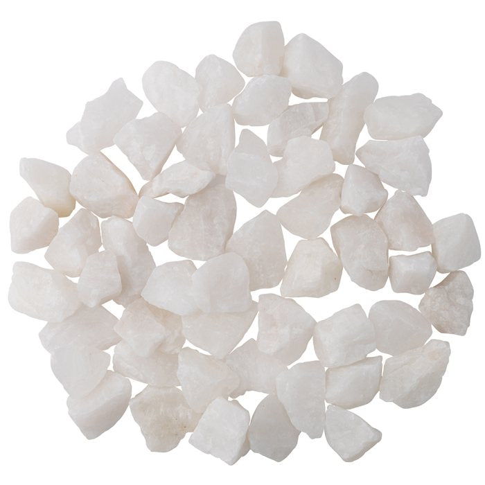 1kg of rough White Quartz Glow Stones – Natural Luminous Quartz Pieces
