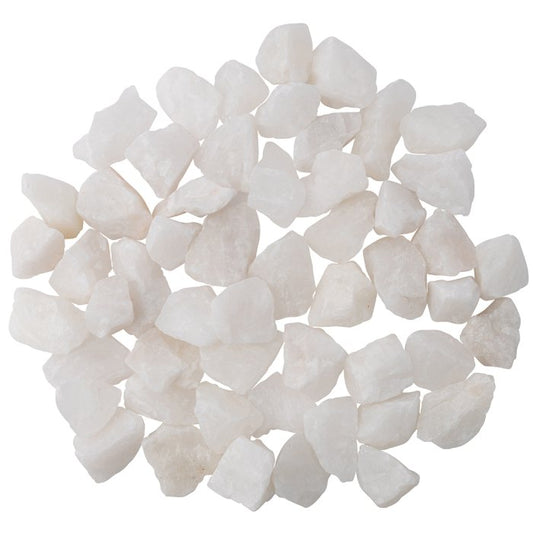 1kg of rough White Quartz Glow Stones – Natural Quartz Pieces