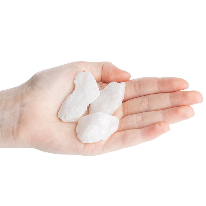 1kg of rough White Quartz Glow Stones – Natural Luminous Quartz Pieces