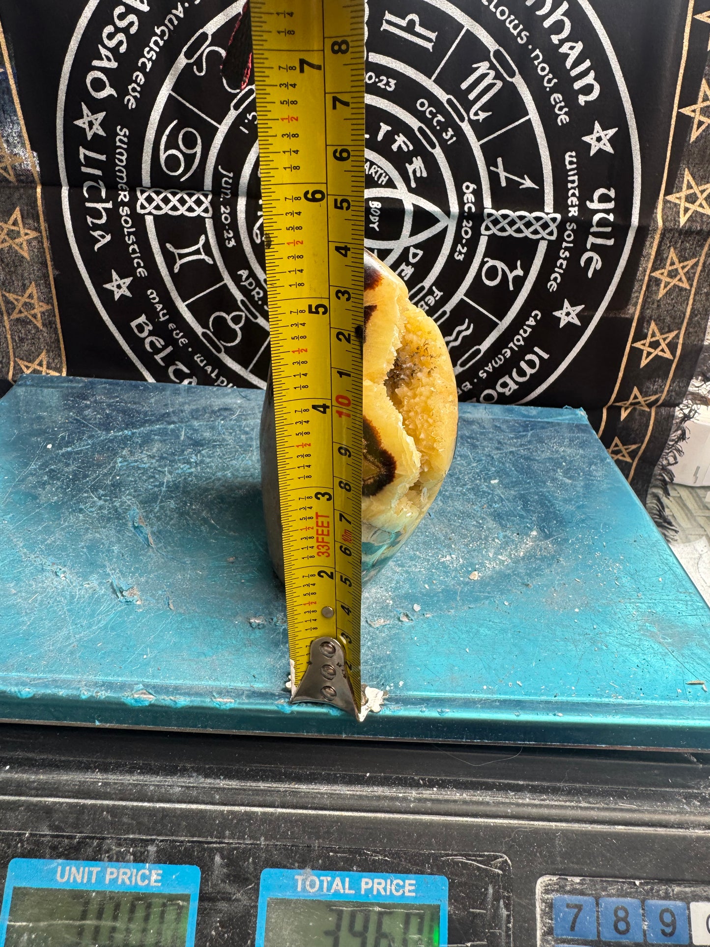 Septarian egg 1.23 kilos please see photos for size DRZ2 # 8
